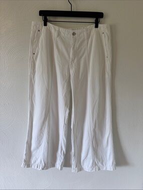 Madewell White Wide Leg Pants